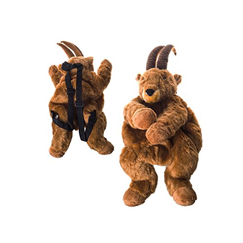 Preisvergleich Produktbild topspirit Steinbock Plüsch Rucksack für Kinder ca. 35 cm