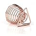 Covermason Alloy Sponge Stand Makeup Stencil Egg Powder Puff Display Drying Holder Rack (Rose Gold)