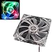 Produktbild DingLong Kühlventilator, Colorful Quad 4-LED-Licht Neon Clear 120mm PC-Computer-Gehäuse Kühlung Fan mod