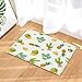 Produktbild LTZDZ Cartoon Dekoration. Baumkaktus-Ananas-Makaken-Pentagram-Zitrone. Türmatte, Badezimmermatte, Küchenmatte, rutschfest, Plus Samt, 40X60Cm.