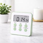 MR Alarmlı Dijital &Ouml;ğrenci Sınav Masa Kronometresi &ndash; 24 Saat Geri Sayım Timer, 2 Kademeli Alarm, LCD Ekranlı (HAKİ)