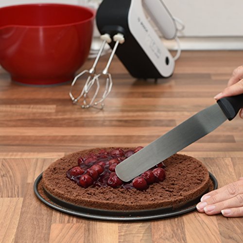 Chefarone Winkelpalette Set mit XL Streichpalette und zwei Winkelpaletten – Leichtes Dekorieren im Handumdrehen – Tortenzubehör aus Edelstahl zum Backen für Fondant und Kuchen - 2
