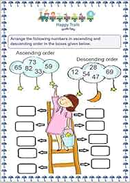happy trails maths worksheets for srkg senior kg ukg kindergarten