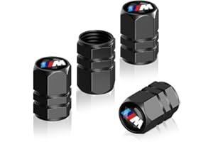INTERTEST 4 Tapa de Válvula de Coche,Tapas Antipolvo para Ruedas de Coche for BMW M M2 M4 M5 M6 M8 X1 X2 X3 X5 X6 M135i M240i Z4 328i X7,Tapa de válvula de Accesorios de neumáticos de automóviles