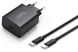 Ładowarka USB C 25 W, super szybka ładowarka do Samsung Galaxy S22/S23/S23 Ultra/S22+/S22 Ultra/S21+/S21 FE/S20 FE/A13/A53 5G/Z Fold 3 5G/Tab S8 S6, Etopgo PD3.0 zasilacz z kablem typu C 2 m