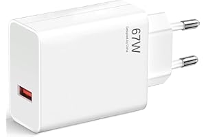 AOKUTDA Ładowarka USB 67 W, Zasilacz Sieciowy Do Xiaomi Redmi Note 13 Pro 5G / 12 / 11 / 10, Poco X6 / M6, 13 / 13 Lite / 12, Pad 6, Szybka Ładowarka USB Power Do Telefonów