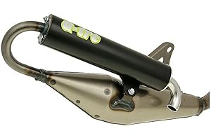 TECNIGAS Destockage chappement Scooter Qtre Compatible Peugeot Ludix Speedfight Citystart Blaster