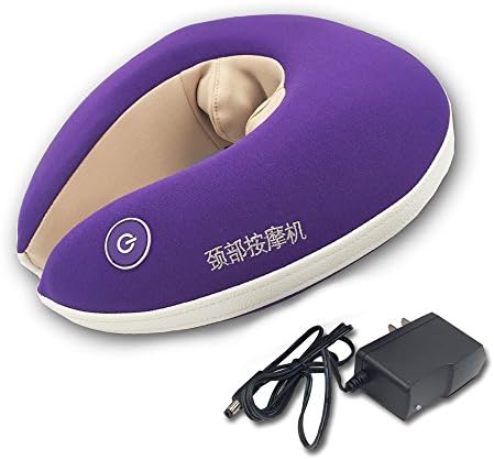 GPYOJA Shiatsu Kneading Neck Shoulder U shape Massager - Offers Total Relief from Back Pains - Perfect for Home, Office, Cars Supreme Quality &amp; Portable (purple)