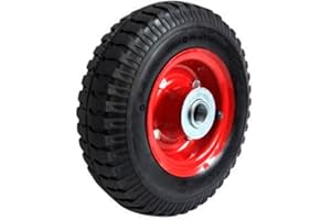 EM HOME TOOLS Rueda neumática de 25 cm para carretilla