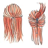 2PCS Topsy Tail Magic Simple Hair Braid Braider Ponytail Maker Styling Tool Set