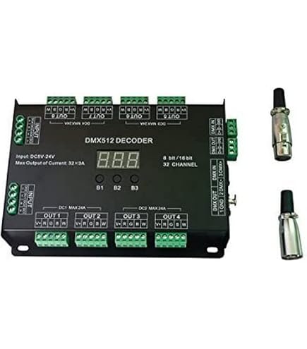 Amplificateur Signal Ruban LED RGB/RGBW - 4 Canaux DC12V/24V - Pour Projets Lumière Longue Distance