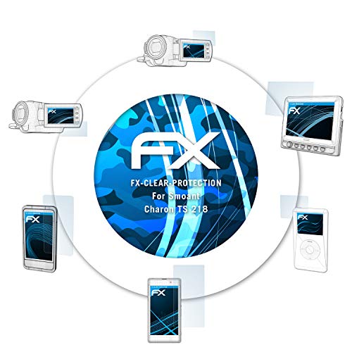atFoliXScreen Protection Film compatible with Smoant Charon TS 218 Screen Protector, ultra-clear FX Protective Film (2X)