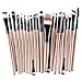 BESTIM INCUK 20-Piece Makeup Brushes Makeup Brush Set Cosmetics Foundation Blending Blush Eyeliner Concealer Face Powder Brush