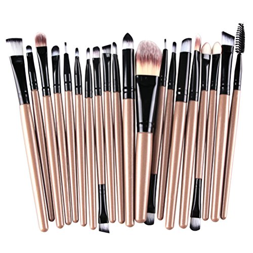 BESTIM INCUK 20-Piece Makeup Brushes Makeup Brush Set Cosmetics Foundation Blending Blush Eyeliner Concealer Face Powder Brush