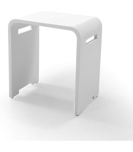 Ridder Pro bathroom stool adjustable white