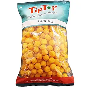 Tip Top Foods Cheese Balls | Cheese Flavored Snacks | Healthy & Tasty Snacks | For Kids and Adults | Indian Snack (1Kg)