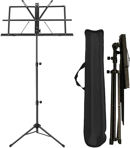 Pupitre Pliant Hercules BS100B - Support Musique Noir Robuste Et Compact