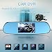 Produktbild KKmoon 5 Zoll 1080p GPS Navigation WIFI Doppellinse Auto DVR Kamera Recorder mit Karte Android-Smart-System Auto-Rückspiegel Erbaut (AWQ8)