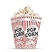 Price comparison product image Savisto Red & White Retro Cinema Style Popcorn Party Boxes – Pack of 12