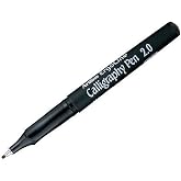 Artline Ergoline Calligraphy Pen 2.0 Kaligrafi Kalemi, 2.0 mm, Siyah