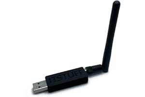 ITSTUFF CC2531 Zigbee USB-Stick + Firmware für openHAB ioBroker FHEM zigbee2mqtt mit SMA-Antenne Gehäuse schwarz