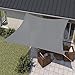 Produktbild wip Sonnensegel grau 3,6x3,6m Quadrat HDPE 185g/m² Sonnenschutz Beschattung für Terrasse