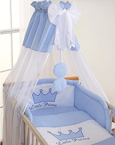 Baby's Prince-Themed Bed Surround in Blue 120 x 60cm or 140 x 70cm