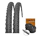 Produktbild SET: 2 x MITAS Scylla Fahrrad MTB Reifen 26x2.10 / 54-559 + CONTI SCHLÄUCHE Blitzventil