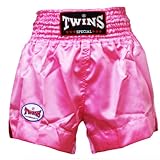 Twins Special Rose Pink Muay Thai Shorts (Size L), Woman Boxing Shorts, Ladies Muay Thai Shorts, K1, Thai boxing, MMA, K-1, Kick Boxing, Boxing Trunks