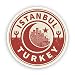 Produktbild 2 x Türkei Istanbul Vinyl Aufkleber Reise Gepäck verchromt # Halogenlampe - 10cm/100mm Wide