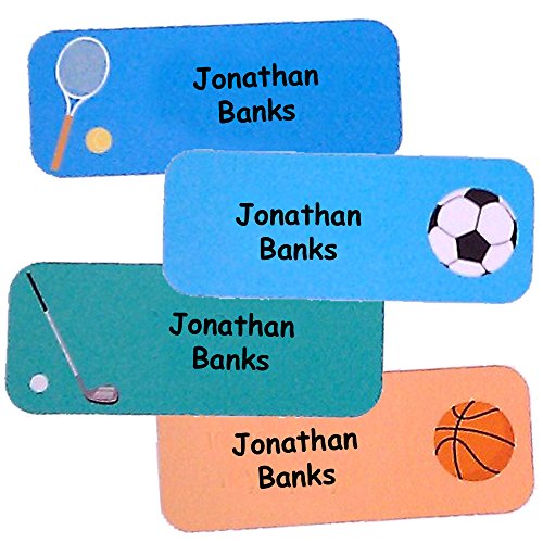 Pegatinas Personalizadas Con El Nombre Y Apellido | Adhesivos Personalizados Impermeables Con Motivos Deportivos (40)
