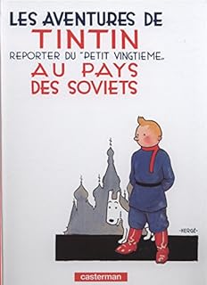 jaquette livre Les aventures de Tintin au pays des soviets