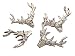Produktbild Kerzenpiekser Hirsch Geweih Pin Kerze Deko Silber Advent Weihnachten Basteln