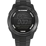 ALL BLACKS HerrenArmbanduhr Digital Quarz PU 680082