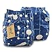 iZiv(TM) Newborn Organic Infant Waterproof/Adjustable/Reusable/Washable Pocket Cloth Diaper Fit Babies 0-3 Years(Universe)