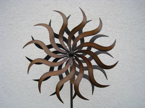 WindRad ArtFerro, Metall, 57cm 160cm Gesamthöhe 190cm (EX213729) - 2