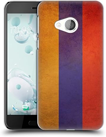 Head Case Designs Armenia Armenian Vintage Flags Set 4 Hard Back Case for HTC U Play / Alpine