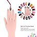 Anself Nail Art Painting Flectional Mannequin Model Fake Plastics Practice Hand