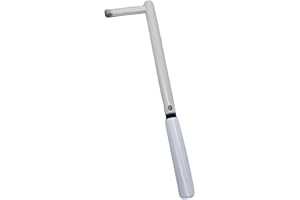 DFL Manovella Per Argano A Fune Lunghezza Esagono 30 Mm - Bianca