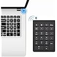 Podazz 22 Key Numeric Keypad, Wireless Numpad for Latop, Bluetooth Number Pad with Shortcut Keys for Laptop, Tablet, Notebook, PC, Desktop, Surface Pro, Compatible with Windows and OS X System