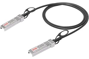 6COMGIGA 1M 10G SFP+ DAC Cable, 10GBASE-CU, Compatible with Cisco, D-Link, Supermicro, Mikrotik, ZTE, 1 Meter