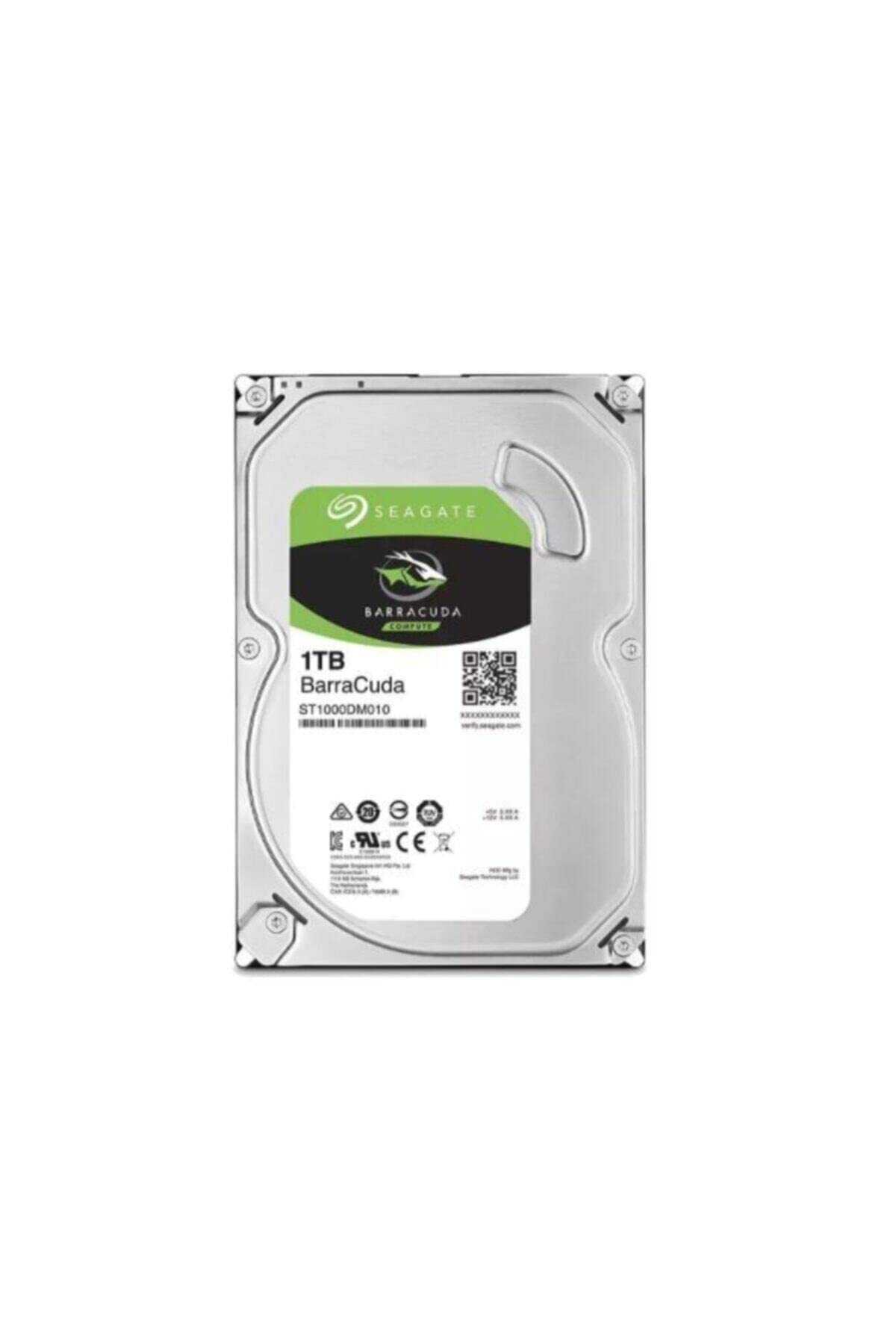 Seagate BarraCuda 1 TB Internal Hard Drive HDD 3.5 Inches (8.8 cm) SATA 6 Gb/s 7200 RPM 64 MB Cache for Computer Desktop PC (ST1000DM010)