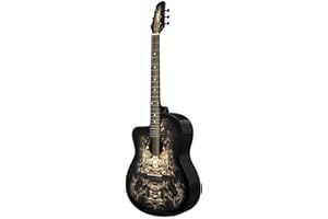 Lindo B-STOCK Left-Handed 933C Alien Black Acoustic Guitar & Gigbag (Minor Cosmetic Imperfections)