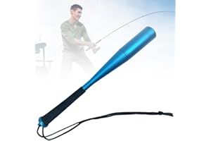 XEERUN Tueur de poissons en aluminium - 25 cm - Blackjack - Robuste - Avec poignée antidérapante - Outil de pêche pour étourdir les poissons