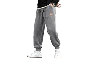 JMIERR Herren Corduroy Jogginghose Casual Cargo Jogger Baggy Trainingshose Elastische Taille Sweathose S-3XL