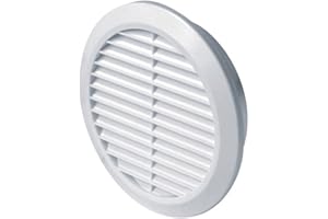 MKK Kratka wentylacyjna Ø 110 mm, okrągła, biała, kratka wentylacyjna