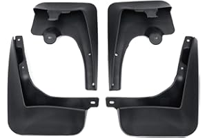 EVTODI 4Pcs Rubber Car Mud Flaps Mudflaps for BMW 5 Series F10 2011-2016,Custom Tyre Mudflaps Protector,Front Rear Splash Guards Car Fender Styling Body Fittings