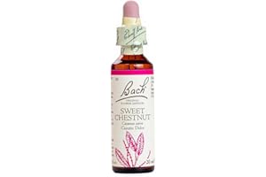 Bach - Flor de Bach Sweet Chestnut, Complemento Alimenticio, con Extracto de Flores de Castaño Dulce, Uva de Alc 27% Vol, Ayuda a Gestionar las Emociones Cuando Se Quiere Convencimiento - 20 ml