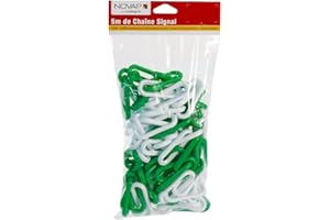 NOVAP Chaîne Ø 8mm x 5m Vert/Blanc en sac - SIGNAL - 1185791