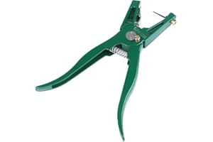 ‎WALFRONT Walfront Universal Viehzucht Animal EarTag Zange, grün Ohrzange Zange Applicator Puncher Tagger mit Ersatzstift für die Installation von Schweine Rinder Schafe Ohr Tags